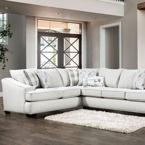 Leamington Contemporary Sectional (Ivory)