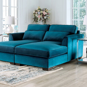 Peregrine Contemporary Sectional (Teal)