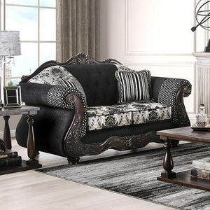 Ronja Living Room Set (Black)
