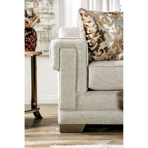 Emely Living Room Collection (Light Gray)