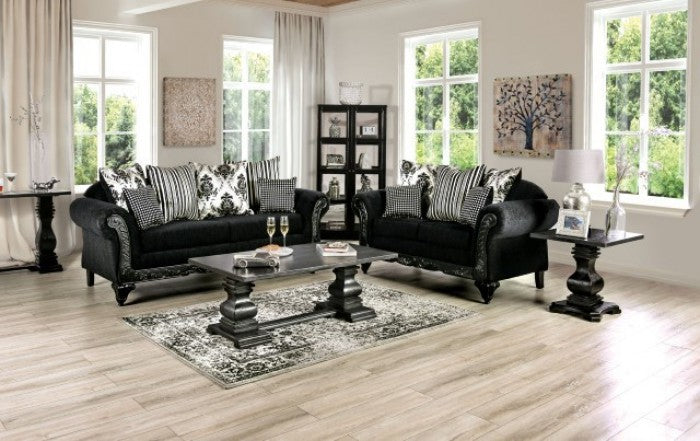 Luciano Living Room Collection (Black)
