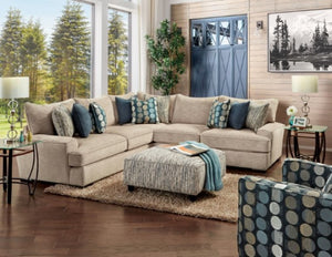 Eastleigh Transitional Sectional (Tan)