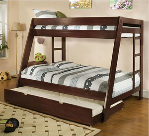 Arizona Twin-Over-Full Bunk Bed (Dark Walnut)