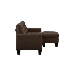 Earsom Sectional In Brown