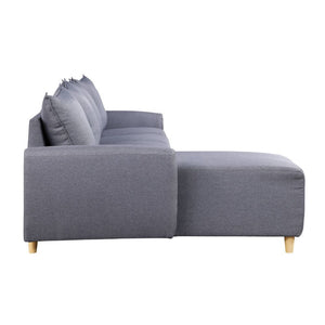 Marcin Sectional Sofa In Gray Fabric