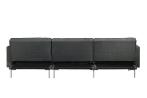 Duzzy Reversible and Adjustable Sectional (Dark Gray)