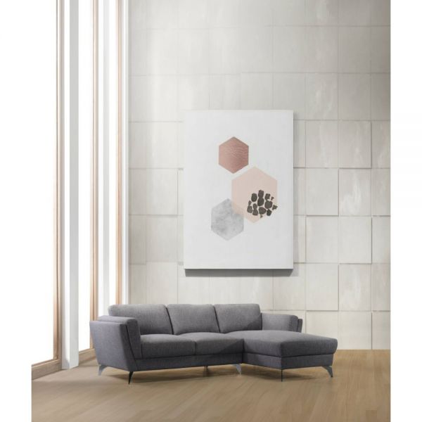 Beckett Contemporary Sectional Sofa (Grey)