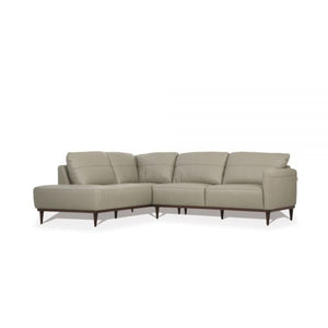 Tampa Sectional Sofa (Airy Green Leather)