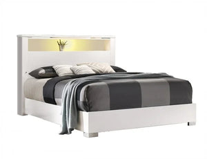 Rose Queen Bed (White Lacquer)